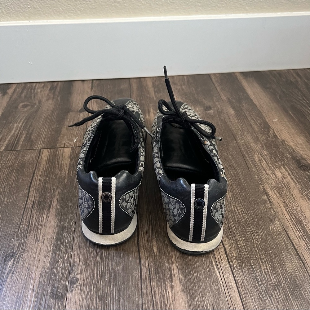 Coach Black and Gray Women's Sneakers - Picture 3 of 10